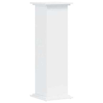 Växtställ vit 33x33x100 cm konstruerat trä