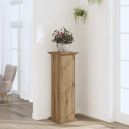 Växtställ ek 33x33x100 cm konstruerat trä