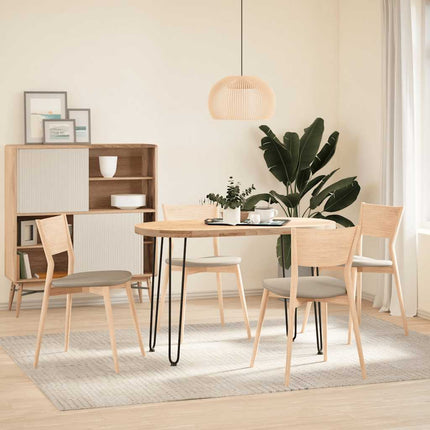 hårnålsben för konsolbord 4 st svart 72 cm massivt stål