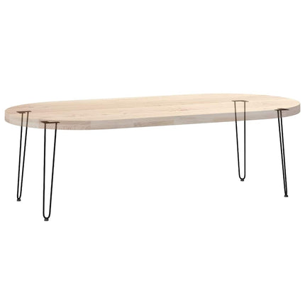 hårnålsben för konsolbord 4 st svart 72 cm massivt stål