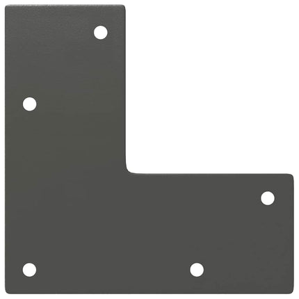 hårnålsben för konsolbord 4 st antracit 72 cm massivt stål