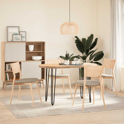 hårnålsben för konsolbord 4 st svart 72 cm massivt stål