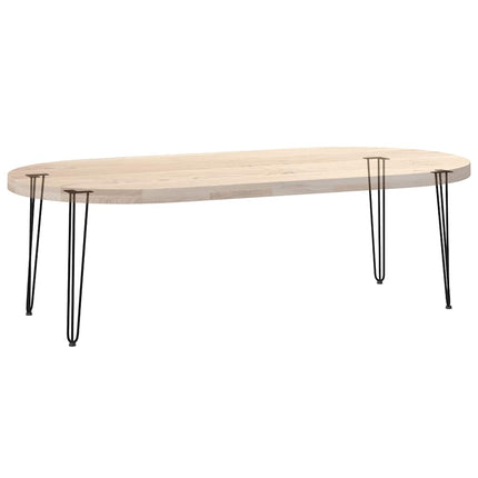 hårnålsben för konsolbord 4 st svart 72 cm massivt stål