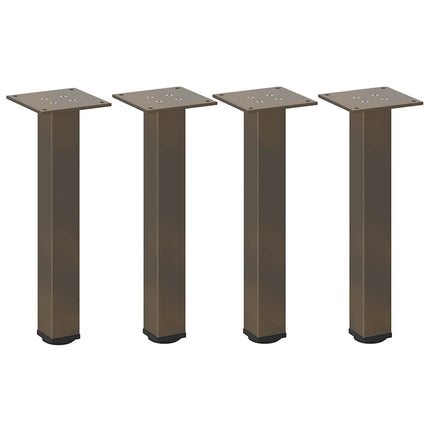 Soffbordsben 4 st naturstål 42-44 cm stål