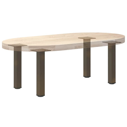 Soffbordsben 4 st naturstål 42-44 cm stål