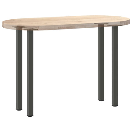 Konsolbordsben 4 st antracit 72-74 cm stål