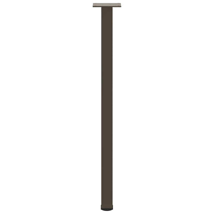 Konsolbordsben 4 st naturstål 72-74 cm stål