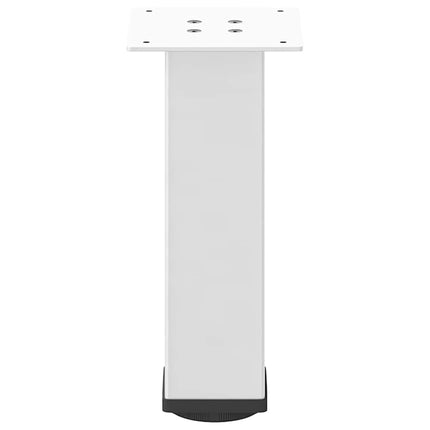 Soffbordsben 4 st vita 30-32 cm stål