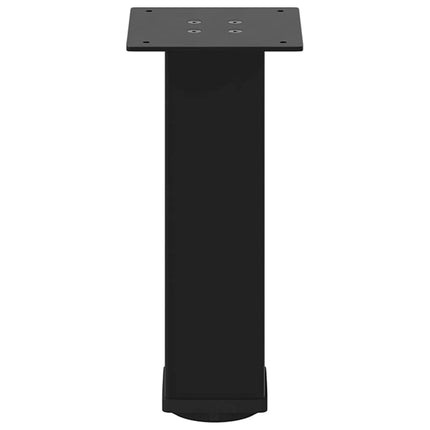 Soffbordsben 4 st svarta 42-44 cm stål