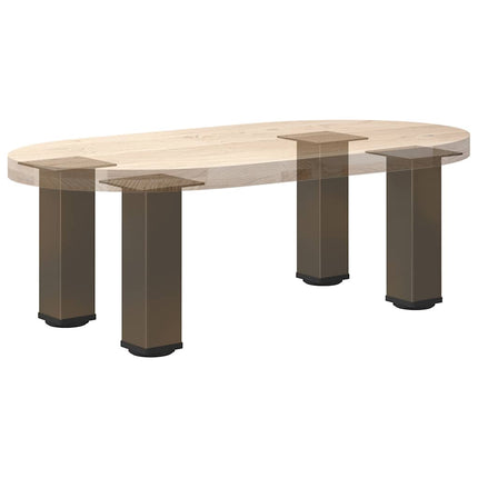 Soffbordsben 4 st naturstål 42-44 cm stål