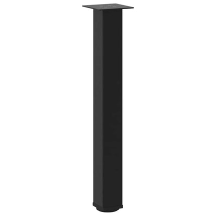 Konsolbordsben 4 st svarta 72-74 cm stål