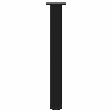 Konsolbordsben 4 st svarta 72-74 cm stål