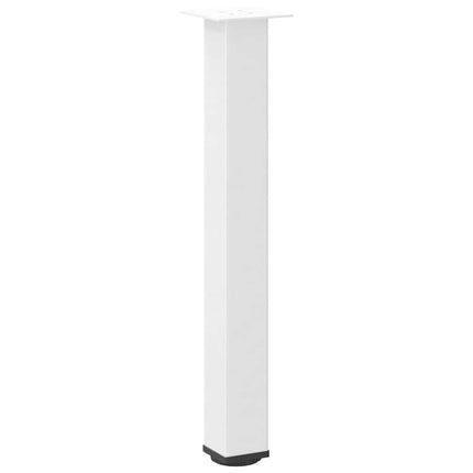 Konsolbordsben 4 st vita 72-74 cm stål