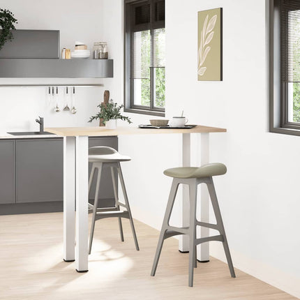 Barbordsben 4 st vita 110-112 cm stål