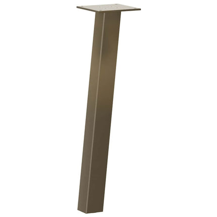 Soffbordsben 4 st naturstål 30 cm stål