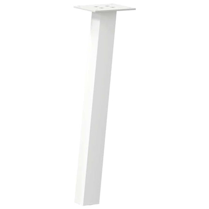 Soffbordsben 4 st vita 42 cm stål