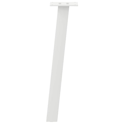 Soffbordsben 4 st vita 42 cm stål