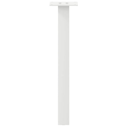 Soffbordsben 4 st vita 42 cm stål