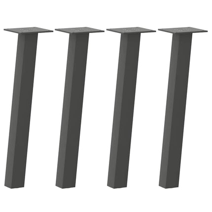 Soffbordsben 4 st antracit 42 cm stål