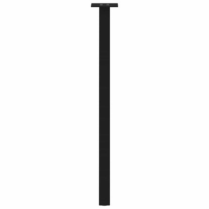 Konsolbordsben 4 st svarta 72 cm stål