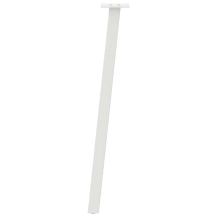 Konsolbordsben 4 st vita 72 cm stål