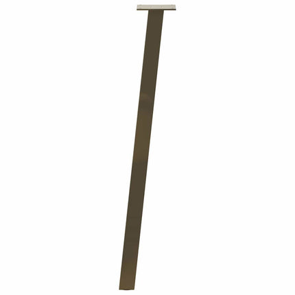 Konsolbordsben 4 st naturstål 72 cm stål