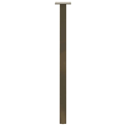 Konsolbordsben 4 st naturstål 72 cm stål