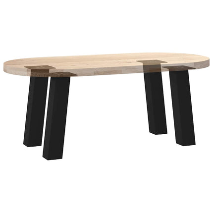 Soffbordsben 4 st svarta 30 cm stål