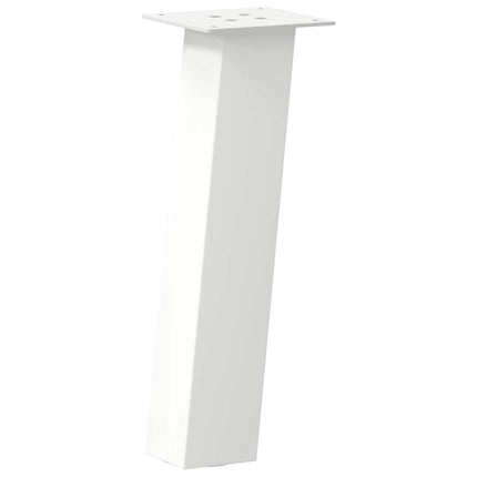 Soffbordsben 4 st vita 30 cm stål