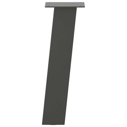 Soffbordsben 4 st antracit 30 cm stål