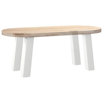 Soffbordsben 4 st vita 42 cm stål