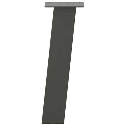 Soffbordsben 4 st antracit 42 cm stål