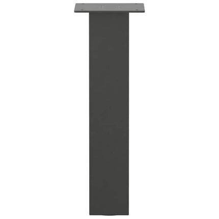 Soffbordsben 4 st antracit 42 cm stål