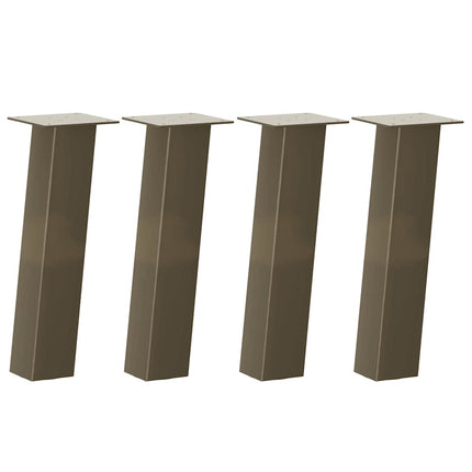 Soffbordsben 4 st naturstål 42 cm stål