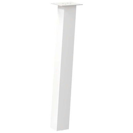 Konsolbordsben 4 st vita 72 cm stål