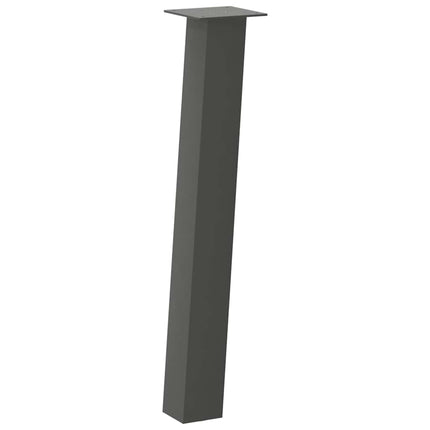 Konsolbordsben 4 st antracit 72 cm stål