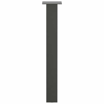 Konsolbordsben 4 st antracit 72 cm stål