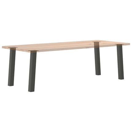 Konsolbordsben 4 st antracit 72 cm stål