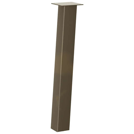 Konsolbordsben 4 st naturstål 72 cm stål