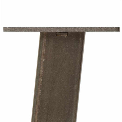 Konsolbordsben 4 st naturstål 72 cm stål