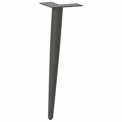 Soffbordsben koniska 4 st antracit 30-31 cm stål