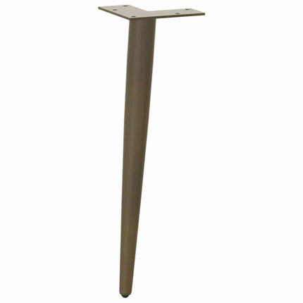 Soffbordsben koniska 4 st naturstål 30-31 cm stål