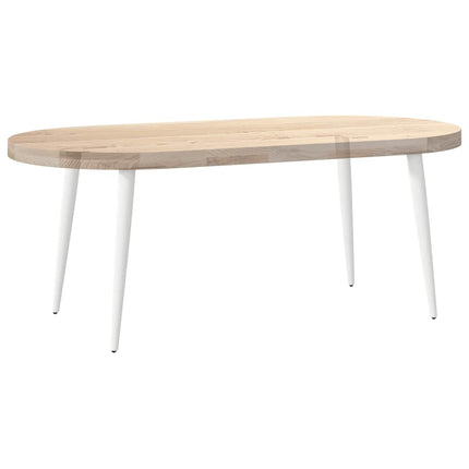 Soffbordsben koniska 4 st vita 42-43 cm stål
