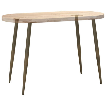 Konsolbordsben koniska 4 st naturstål 72-73 cm stål