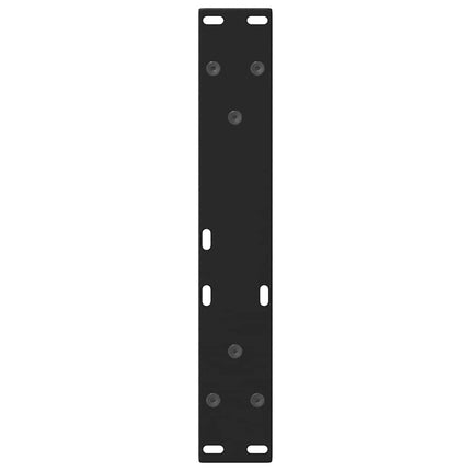 Soffbordsben V-formade 2 st svarta 30x(30-31,3) cm stål