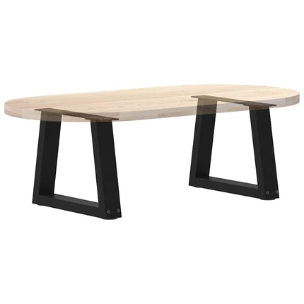 Soffbordsben V-formade 2 st svarta 30x(30-31,3) cm stål