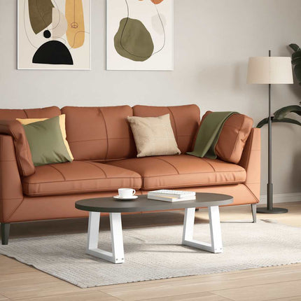 Soffbordsben V-formade 2 st vita 30x(30-31,3) cm stål
