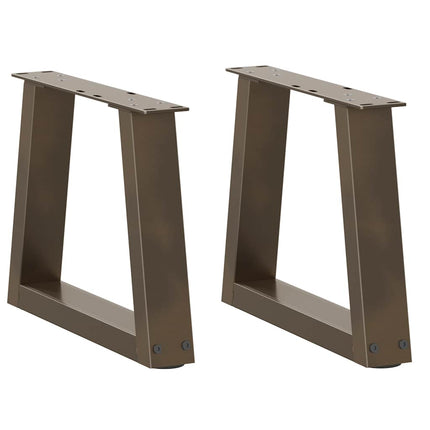 Soffbordsben V-formade 2 st naturstål 30x(30-31,3) cm stål