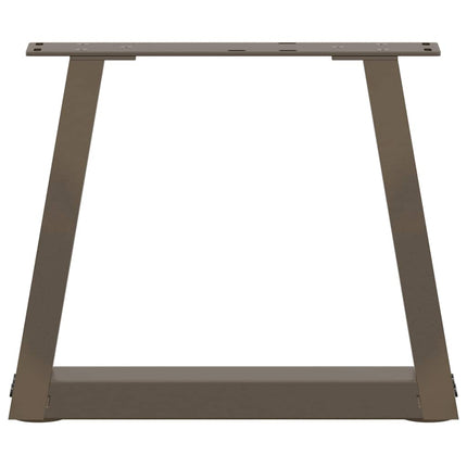 Soffbordsben V-formade 2 st naturstål 30x(30-31,3) cm stål