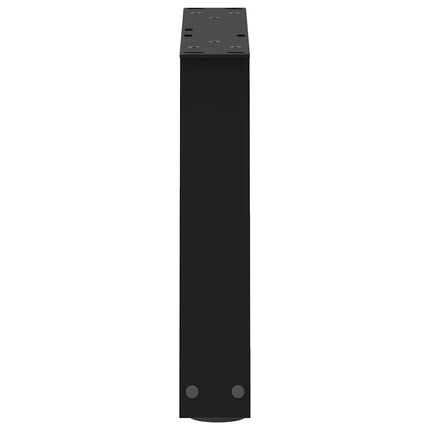Soffbordsben V-formade 2 st svarta 40x(30-31,3) cm stål